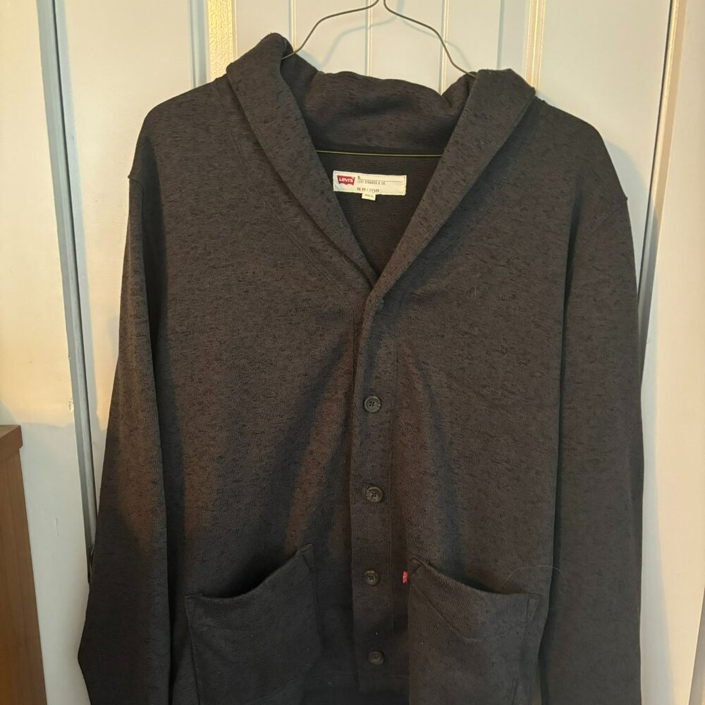 Levi's RAND Sweater, Shawl Collar Men's XL